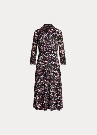 Ralph Lauren Floral Crepe Kjole Dame Danmark (ZXAOJ0845)